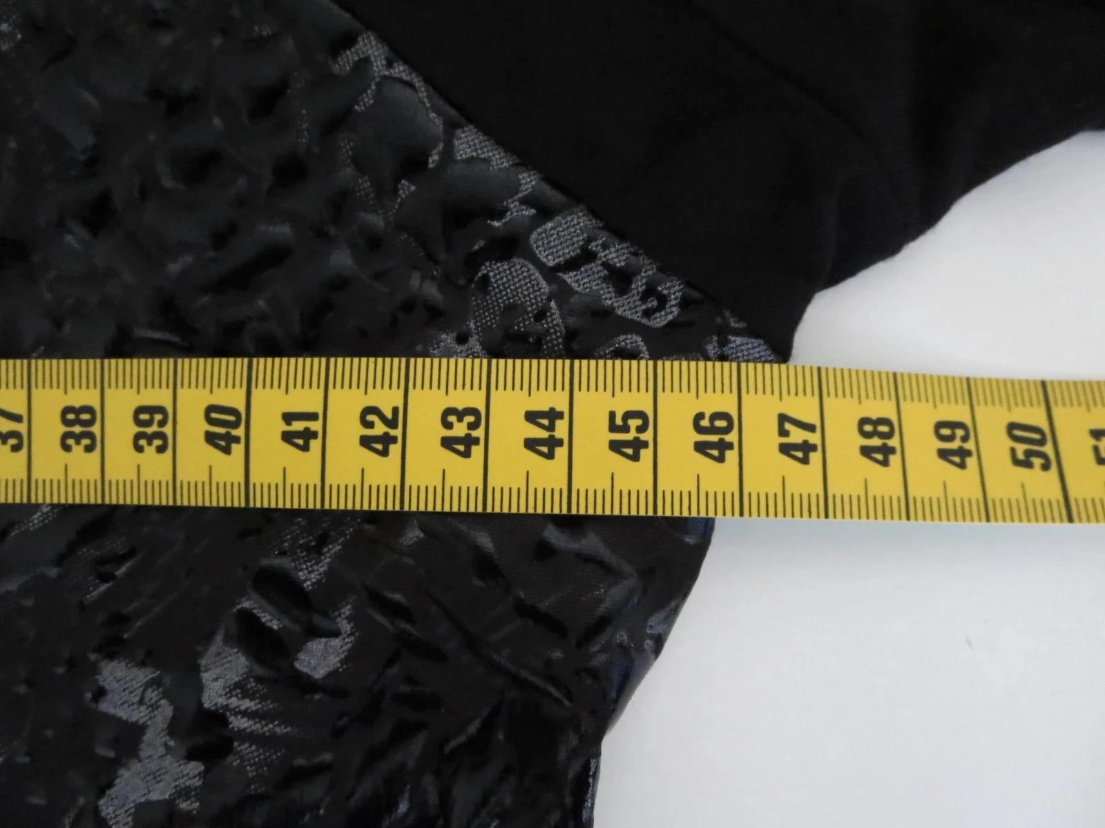Haut noir original MC Paris - Pièce unique / Création originale - Taille 38/40 – photo 5